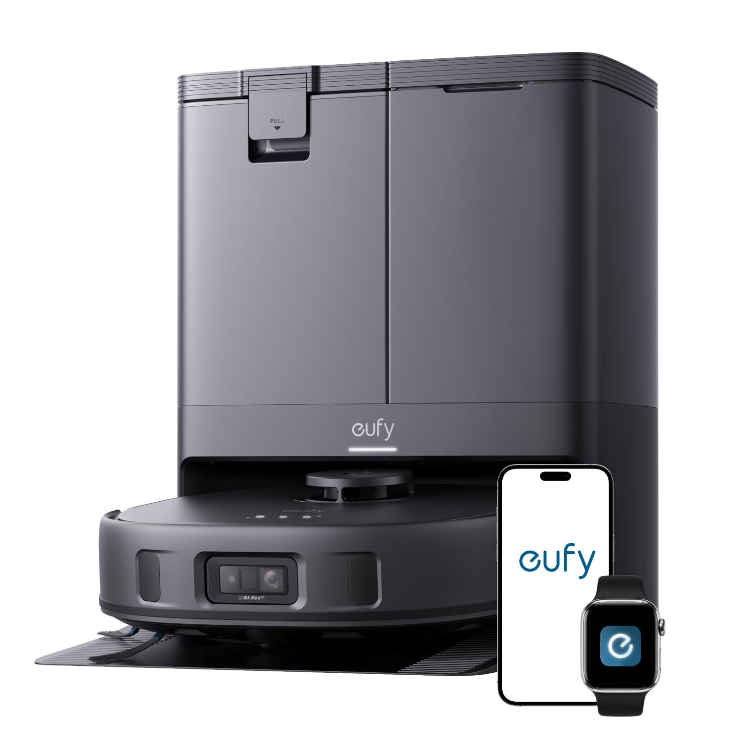 eufy X10 Pro Omni Robot Vacuum with Mop, 8000Pa, Auto-Lift Mops, AI Obstacle Avoidance